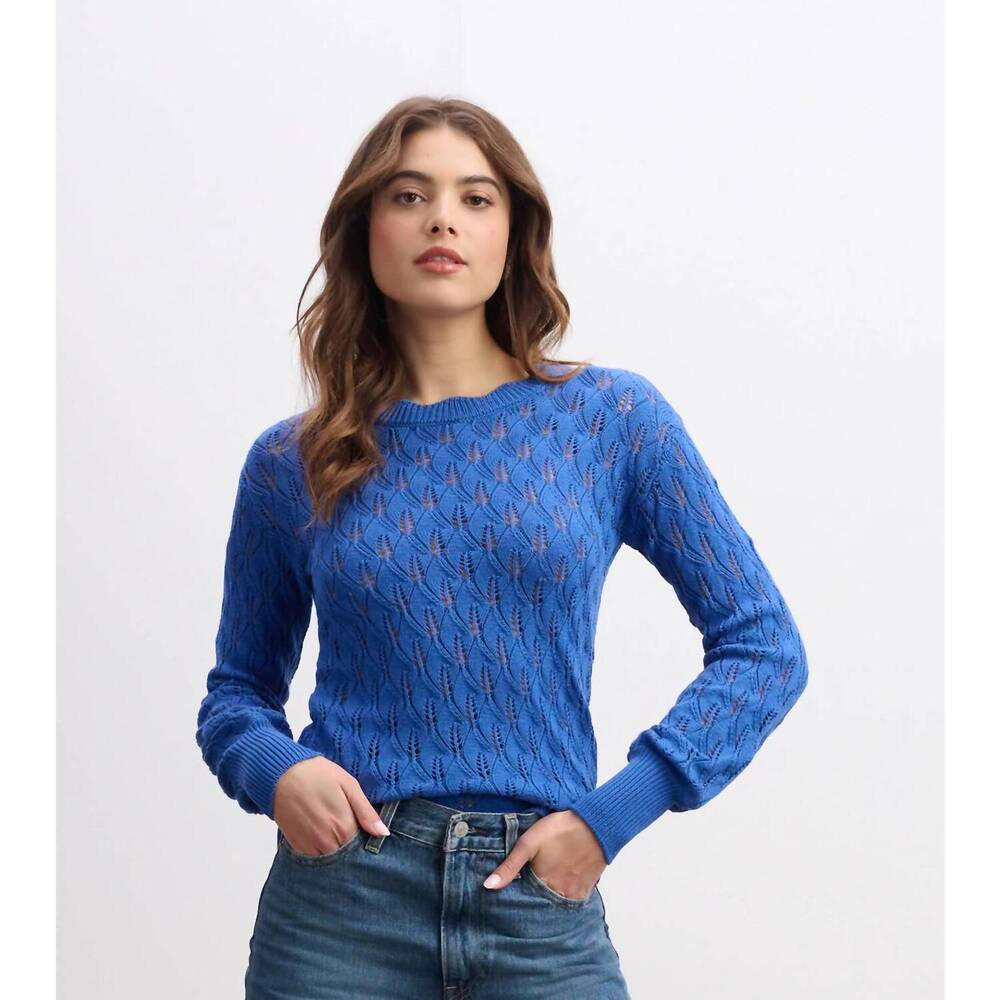 NEW HATLEY iris sweater in denim blue